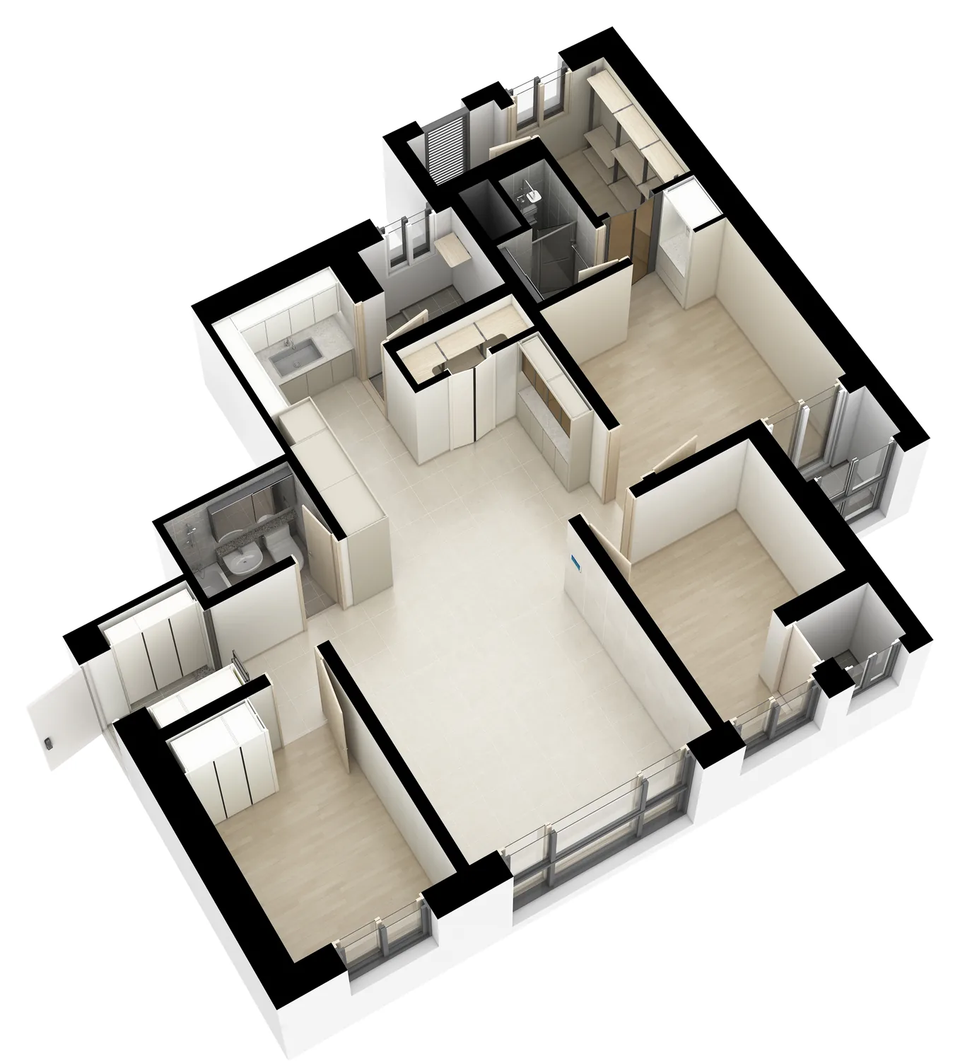 전용 84㎡ A 입체도